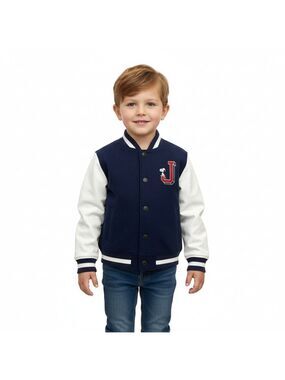 Janie and Jack Peanuts Letterman’s Jacket Size 3-4 Years